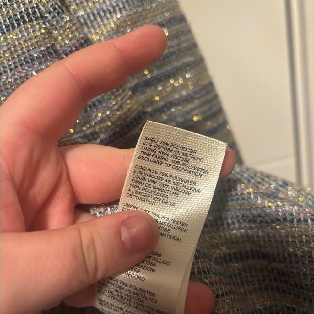NWT ✨ Maeve Anthropologie Sleeveless Square-Neck Tweed Fit & Flare Mini Dress - Picture 5 of 8